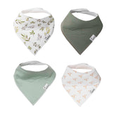 Copper Pearl Haven bib-packaging shows four bibs in a gift-ready pack.