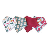 Copper Pearl Ivy bibs close-up shows ultra-soft cotton for daily drool protection