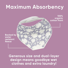 Copper Pearl Lacie cross-section shows inner fleece and outer cotton for absorbency