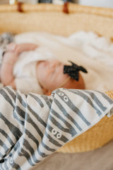 Copper Pearl large premium knit swaddle blanket car-seat cover for privacy.