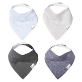 Copper Pearl Lennon bibs pack close-up shows absorbent cotton and trendy designs for drool.