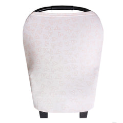 Copper Pearl Lola car seat cover provides versatile protection for wind and bright light on go-to outings.