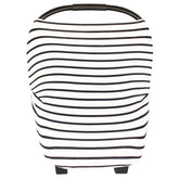 Copper Pearl multi-use cover car seat demonstrates sun protection and breathable coverage on the go.