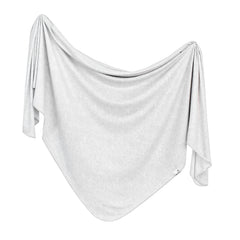 Copper Pearl Peter swaddle blanket soft-knit for cozy, breathable comfort.