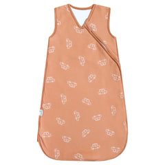 Copper Pearl Premium 3-Layer Knit Sleep Bag Cooper on baby for secure, cozy sleep.