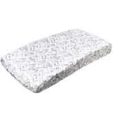 Copper Pearl premium knit changing pad cover with soft touch for baby's comfort.
