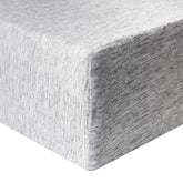 Copper Pearl premium knit crib sheets Asher soft fabric closeup shows breathable comfort for baby sleep.