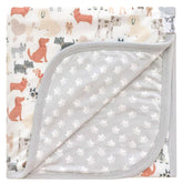 Copper Pearl Rufus blanket close-up shows fabric texture for ultrasoft, breathable snuggles.