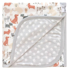 Copper Pearl Rufus blanket close-up shows fabric texture for ultrasoft, breathable snuggles.