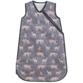 Copper Pearl Sleep Sack Timber fabric closeup shows buttery-soft texture for cozy sleep.