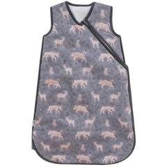 Copper Pearl Sleep Sack Timber fabric closeup shows buttery-soft texture for cozy sleep.