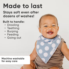Copper Pearl Slugger adjustable snaps β grows with baby from newborn to toddler.