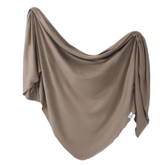 Copper Pearl swaddle blanket Gobi with soft touch for gentle newborn comfort.