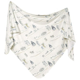 Copper Pearl swaddle Tatooine closeup soft fabric highlighting cozy wrap.