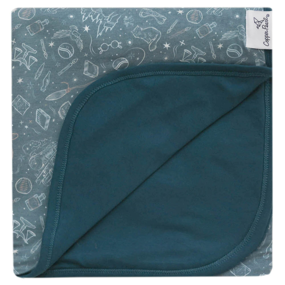 Copper Pearl three-layer blanket close-up highlights ultra-soft texture for cozy newborn cuddles.