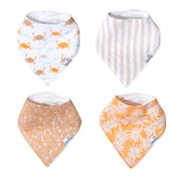 Copper Pearl Tide bib front view showing ultra-soft cotton and high absorbency for drool