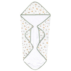 Copper Pearl Wilder towel interior terry cloth shows absorbent softness for quick dries