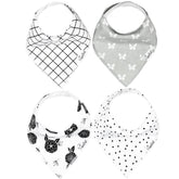 Copper Pearl Willow Set bibs displayed for newborn-friendly drool protection and soft comfort