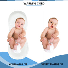 Corner Canyon changing pad liner is machine washable for quick cleanup