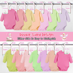 CORNER LACE double-sided pink-goose dividers allow easy size separation and access.