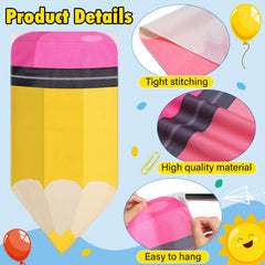 Cosblank rainbow pencil curtains colorful ambience enhances creativity in learning spaces.