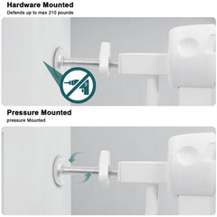 COSEND tool-free installation, no-wall-damage tension mounting for quick setup.