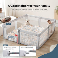 Cosola baby playpen folded-compact view shows easy storage and portability.