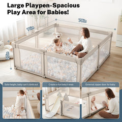 Cosola travel-ready playpen with carry bag for trips.