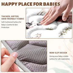 Cosovia Baby Play Mat water-resistant surface for quick spills and cleaning