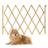 Costyle expandable dog gate assembly demonstrates easy expansion for tight spaces.