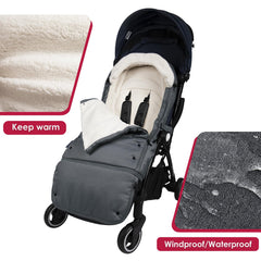 CosyDiary extendable bottom zip demonstrates room for growing legs and easy airflow.