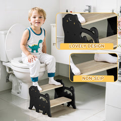 COSYLAND Kids Step Stool compact size fits small spaces