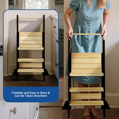 COSYLAND safety net keeps your child secure while standing at the counter.