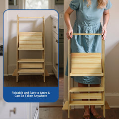 COSYLAND stool easy-clean surface for quick mess cleanup.