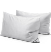 COTTON STICH toddler 13x18 pillowcase pack 2 in silver grey for small pillows.