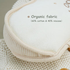 COTTONBEBE tummy time cushion with two detachable toys for interactive baby play