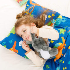 Cottonblue dinosaur print pillowcase with vivid colors for playful naps