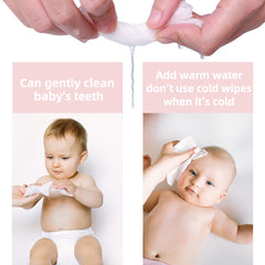CottonCare wet-use transition shows wet wipes with enhanced durability after soaking.