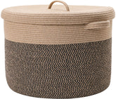 Cottonphant basket front view highlights sturdy structure for everyday storage.