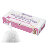 Covfresh odor sealing diaper bags in dispenser box provide odor control during home diaper changes.