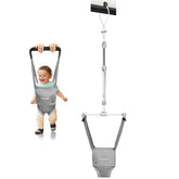 Cowiewie 2in1 baby door jumper bounce seat demonstrates leg strength and motor coordination.