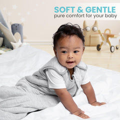 Cozy Seal sleep-sack-1-0tog provides balanced warmth for room temperatures.