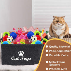 CozyCove collapsible storage basket side view highlighting space-saving design