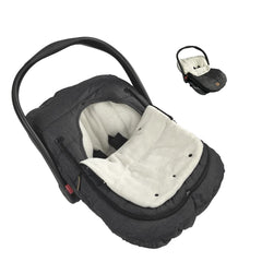 CozyMe carseat-cover bunting set shows 3-in-1 versatility for all seasons.
