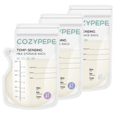 Cozypepe breastmilk bag with pour spout for easy pouring and no spills