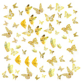 cpqakb 3D butterfly wall decor style 1 3 inch butterflies add shimmering depth to any backdrop