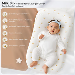 Cpzzkq baby lounger cover brown solid keeps nursery clean