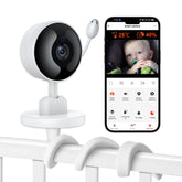 CQH baby-monitor 2K night vision lets you see baby clearly in low light.