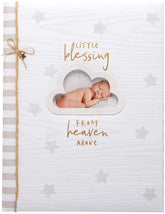C.R. Gibson Little Blessing memory book cover with elegant keepsake design for baby memories