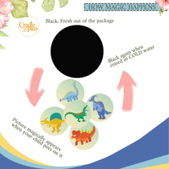 Cradle Plus potty training sticker dinosaur toilet targets 5pack highlights fun rewards.